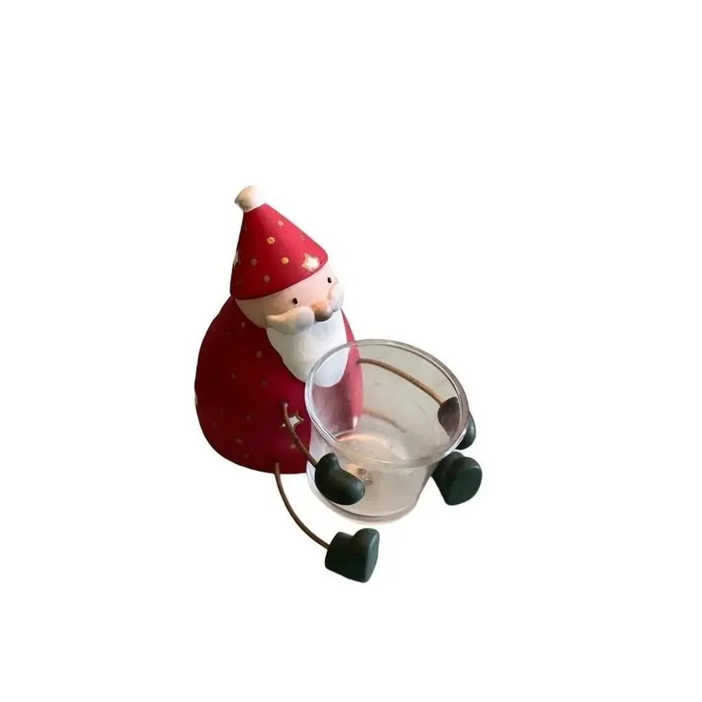 Party Lite Holiday Cheer Votive Holder Santa Claus Tea Light - Picture 8 of 14